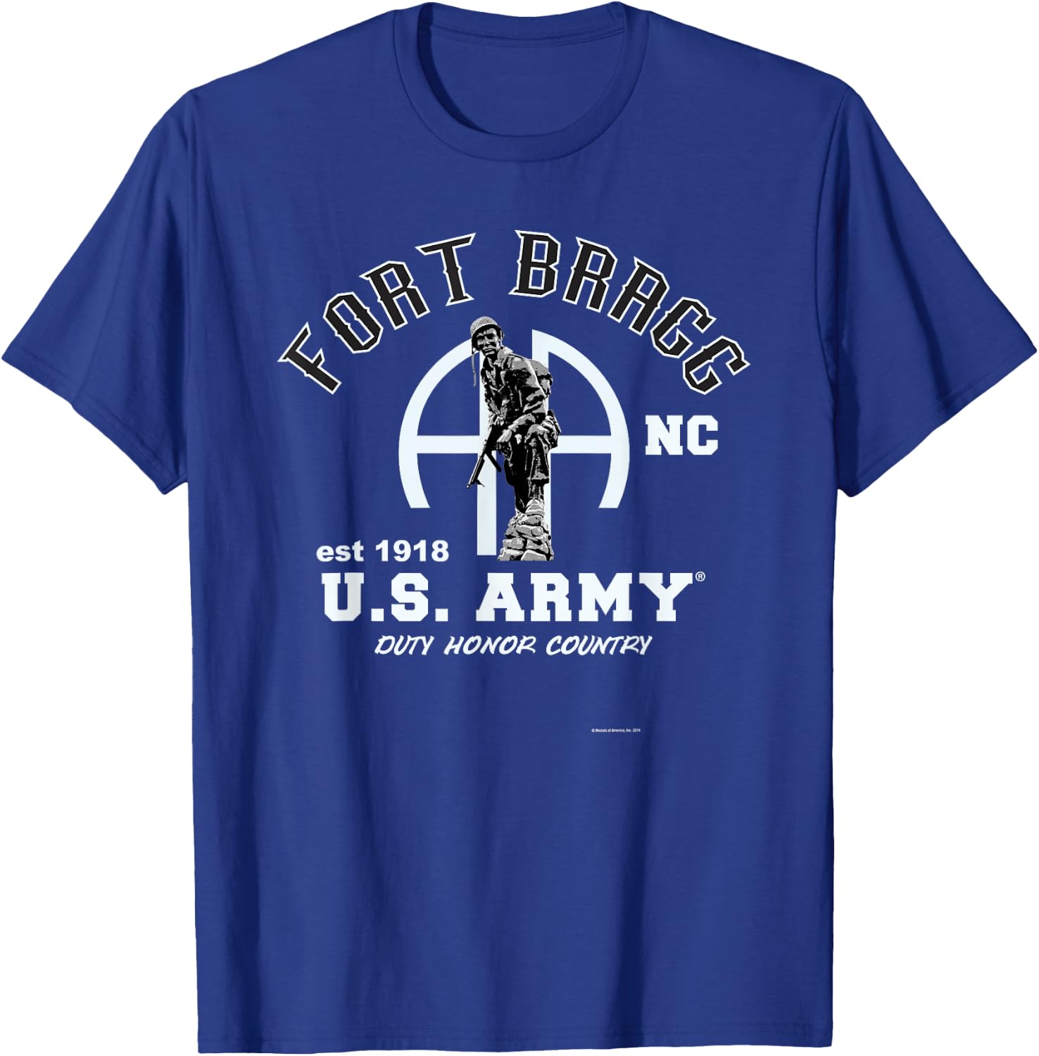 Fort Bragg - U.s. Army T-Shirt - T-Shirt | Royal