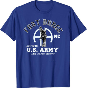 Fort Bragg - U.s. Army T-Shirt - T-Shirt | Royal