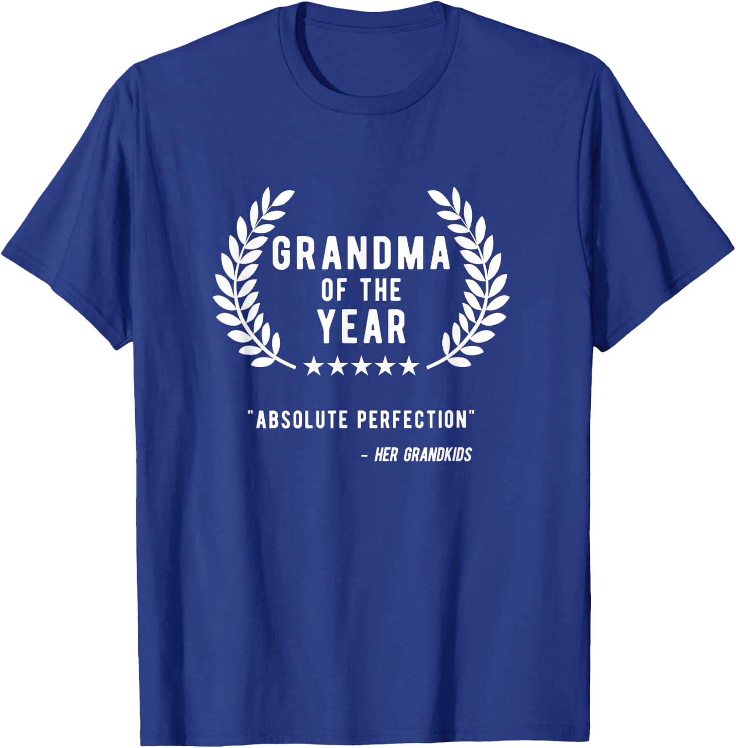 Gifts For Grandma From Grandchildren, Grandma Of The Year T-Shirt - T-Shirt | Royal