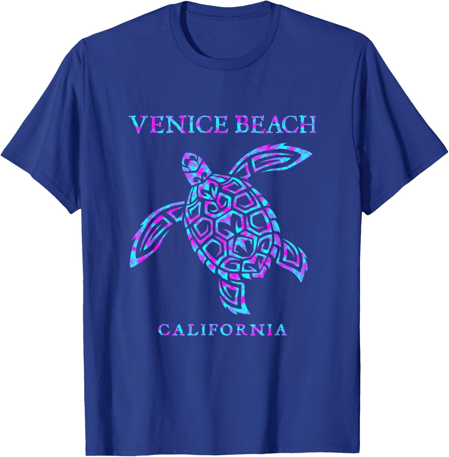 Venice Beach California Sea Turtle Travel Souvenir T-Shirt - T-Shirt | Royal