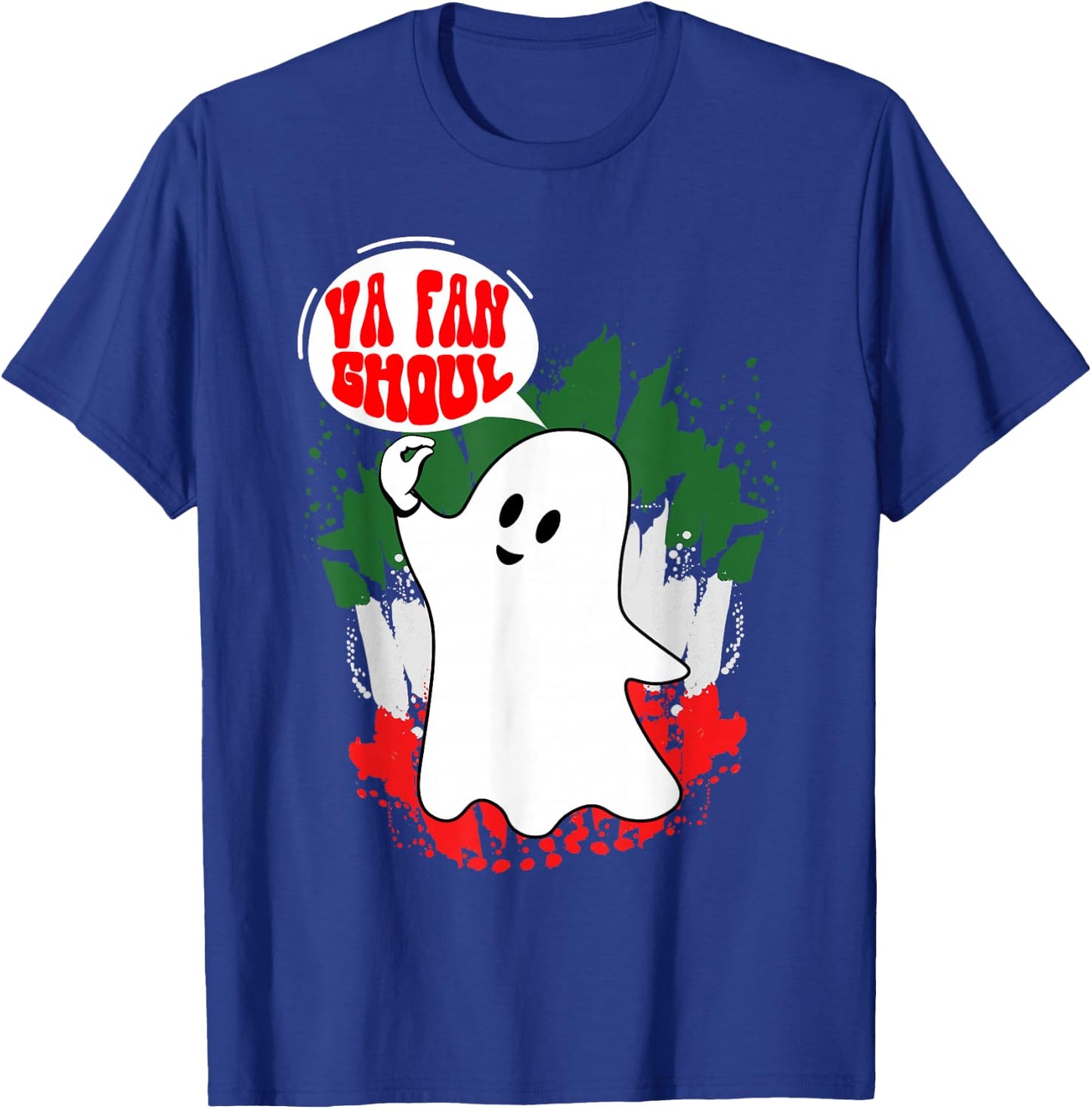 Va Fan Ghoul Women Italian Funny Halloween Ghost T-Shirt - T-Shirt | Royal