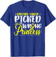 Sarcoma Cancer Picked The Wrong Princess | Sarcoma Awareness T-Shirt - T-Shirt | Royal