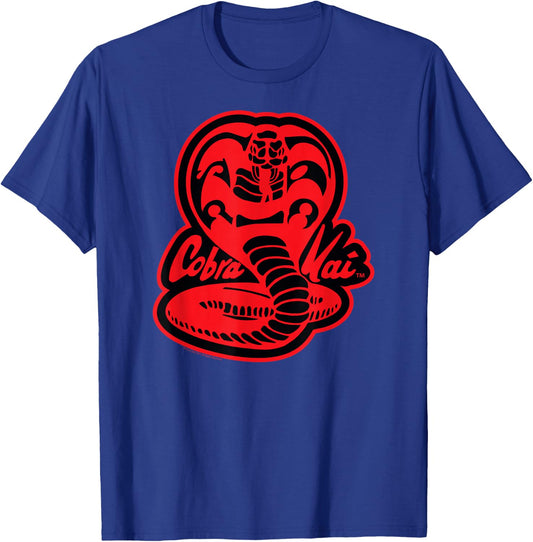 Cobra Kai Red and Black Cobra Logo TV Show T-Shirt - T-Shirt | Royal