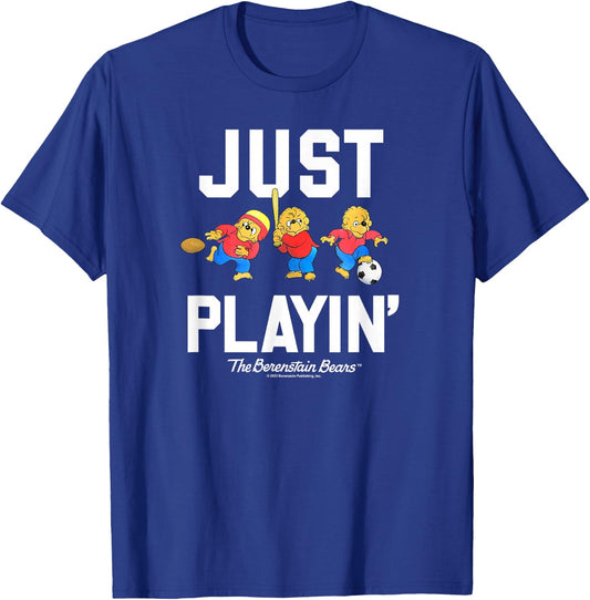 The Berenstain Bears The Berenstain Bears Just Playin T-Shirt - T-Shirt | Royal