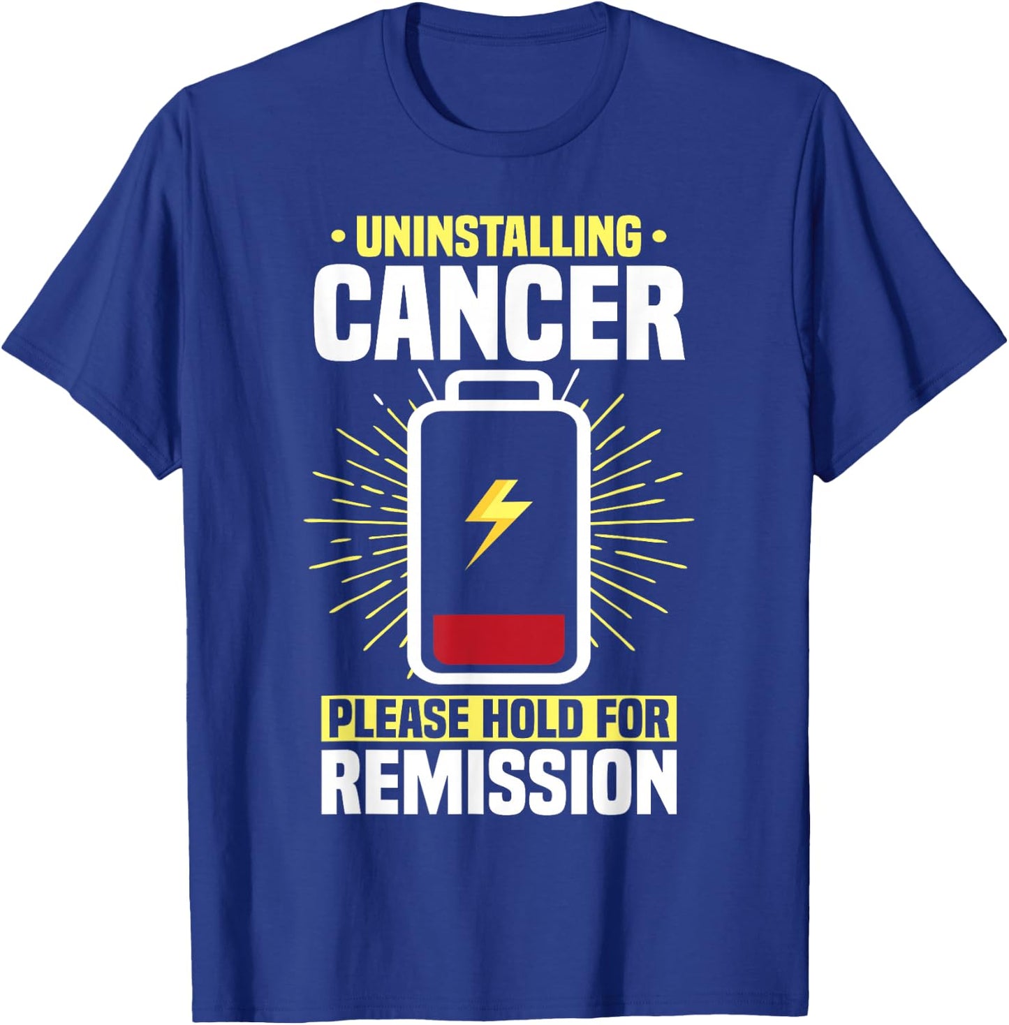 Warrior Chemotherapy Chemo Fighter T-Shirt - T-Shirt | Royal