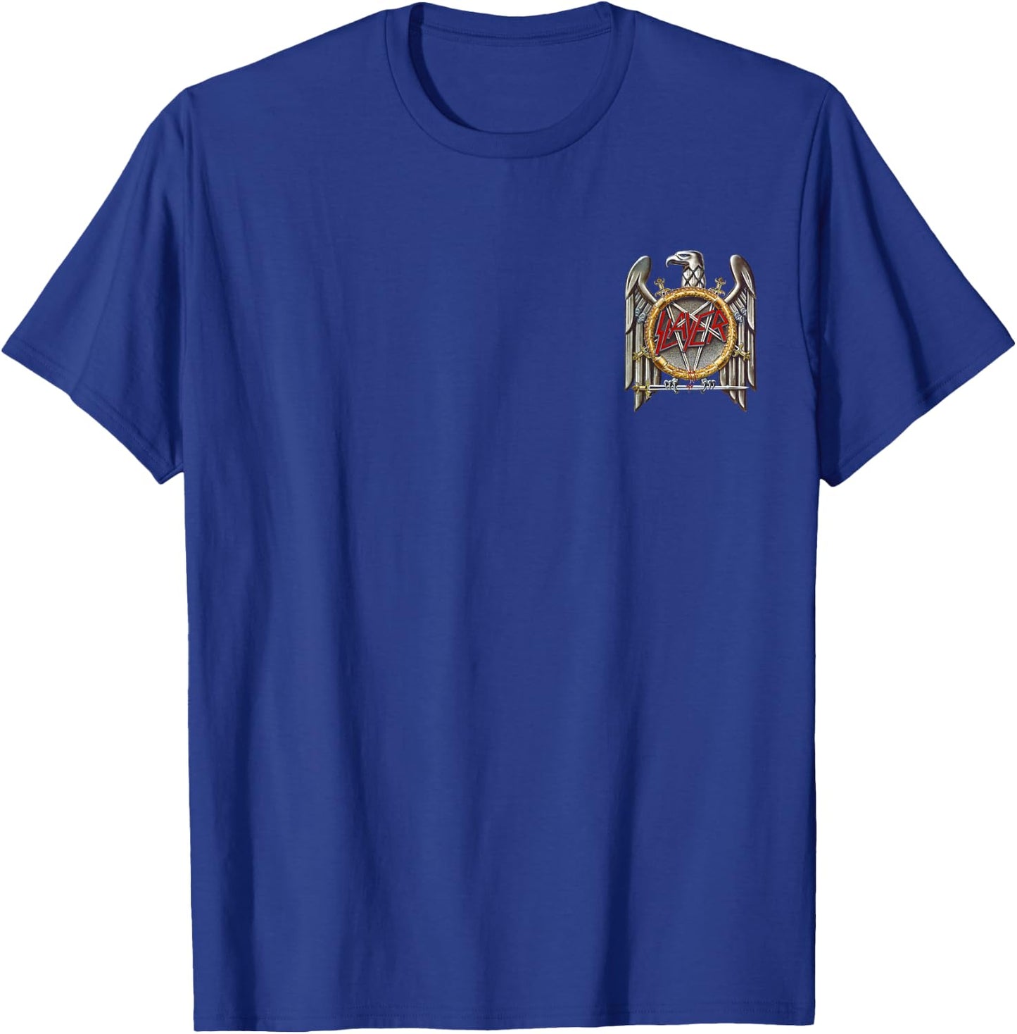 Slayer Eagle Small Logo T-Shirt - T-Shirt | Royal