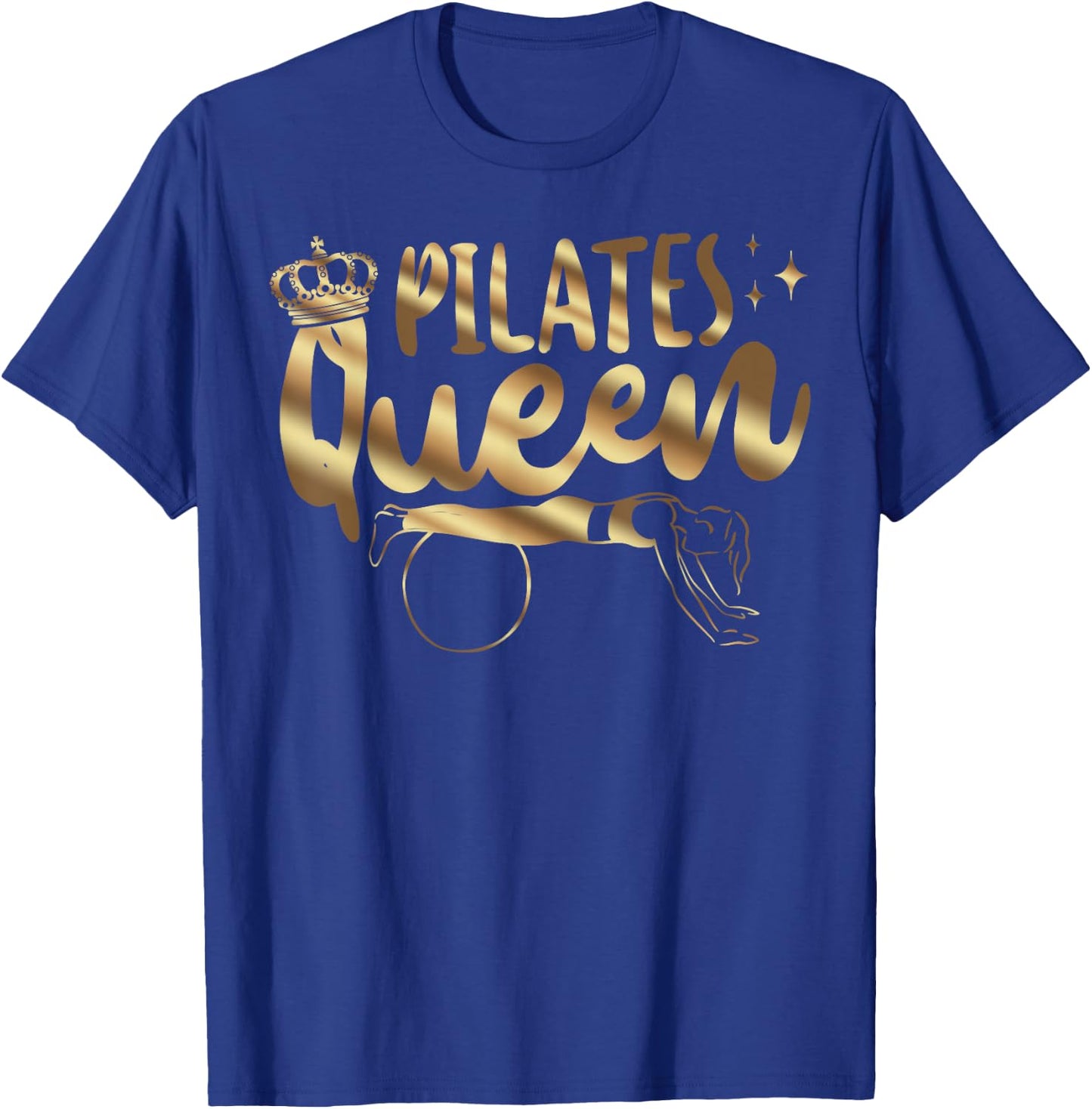 Pilates Instructor Teacher Queen Pilates Queen T-Shirt - T-Shirt | Royal