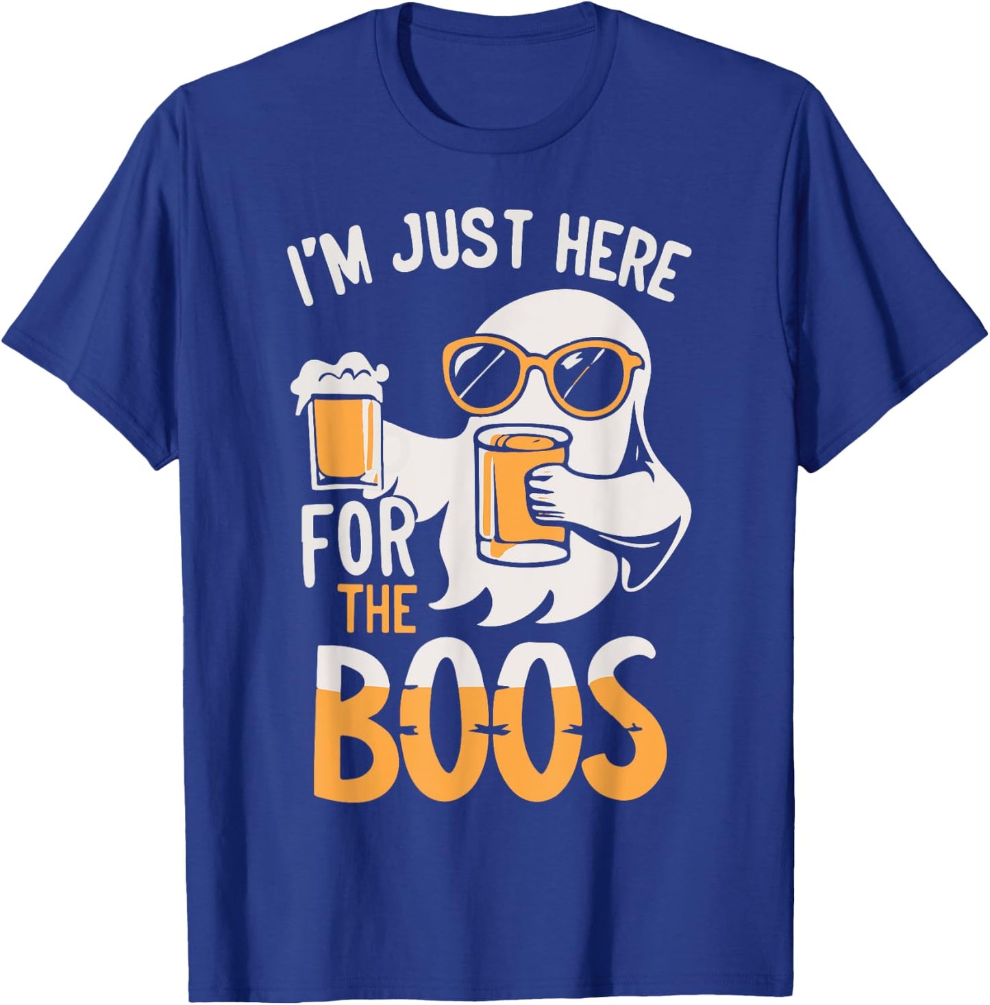 I'm Just Here for the Boos Halloween Party T-Shirt - T-Shirt | Royal