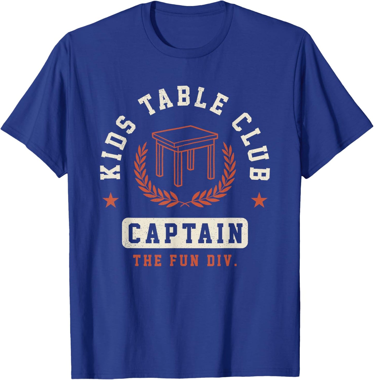 Funny Kids Table Captain Thanksgiving T-Shirt - T-Shirt | Royal