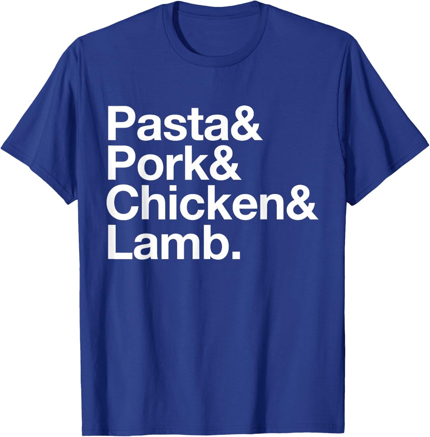 The Art of Pasta, Pork, Chicken & Lamb T-Shirt - T-Shirt | Royal