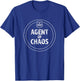 Kid Police Agent Agent of Chaos - Boys' Black Small Modern Humorous Fun Police Agent Design Cotton 60% Polyester 40% Short Sleeve T-Shirt - T-Shirt | Royal
