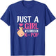Just a Girl Who Loves K-pop Kpop Fan Lover Girls Heart T-Shirt - T-Shirt | Royal
