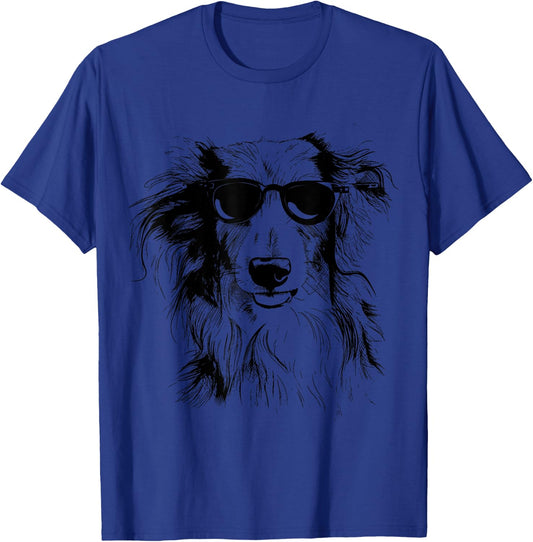 Silken Windhound Sketch Drawing Art Dog Lover Mom Dad Women T-Shirt - T-Shirt | Royal
