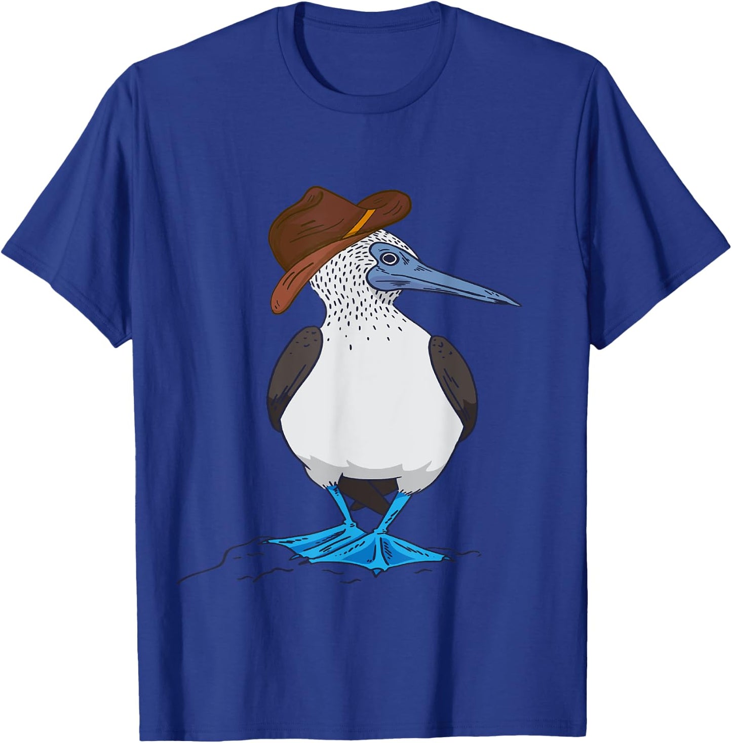 Western Blue Footed Booby Cowboy Blue Footed Booby Lover T-Shirt - T-Shirt | Royal