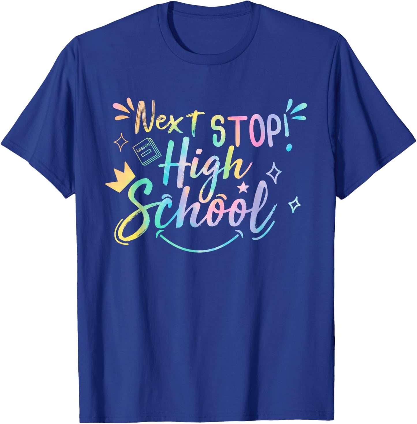 2023 Junior High School Funny Middle School Graduation T-Shirt - T-Shirt | Royal