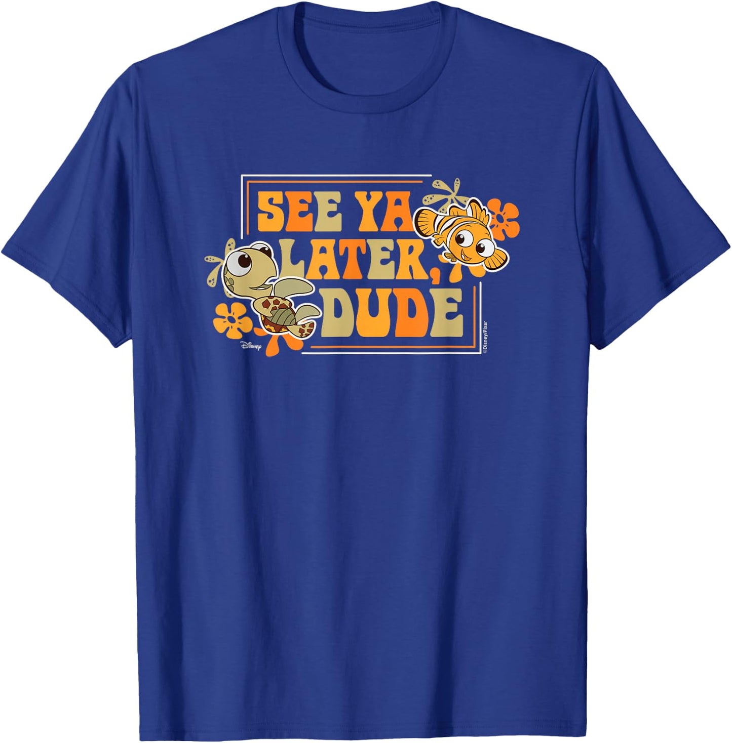Finding Nemo - Squirt Turtle See Ya Later Dude T-Shirt - T-Shirt | Royal