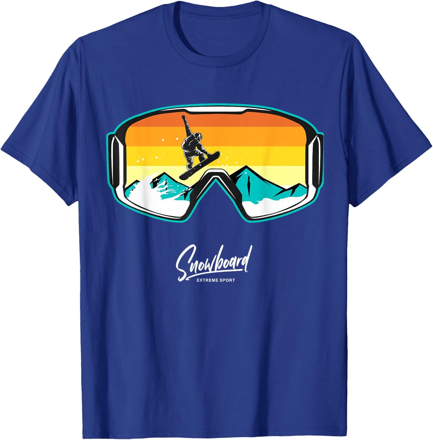 Snowboarder Snow Boarding Snowboarders T-Shirt - T-Shirt | Royal