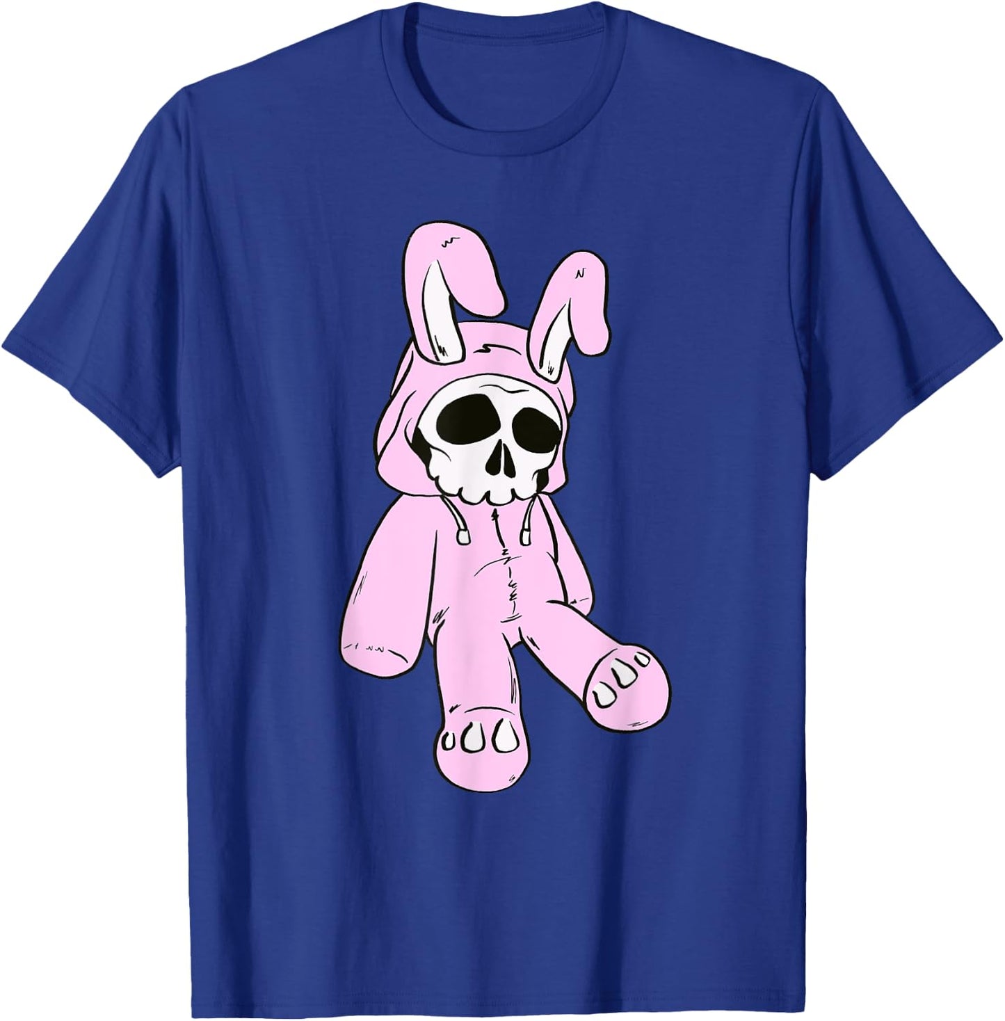 Skull Bunny Pink Dead Bunny Costume Skeleton Manga Rabbit T-Shirt - T-Shirt | Royal