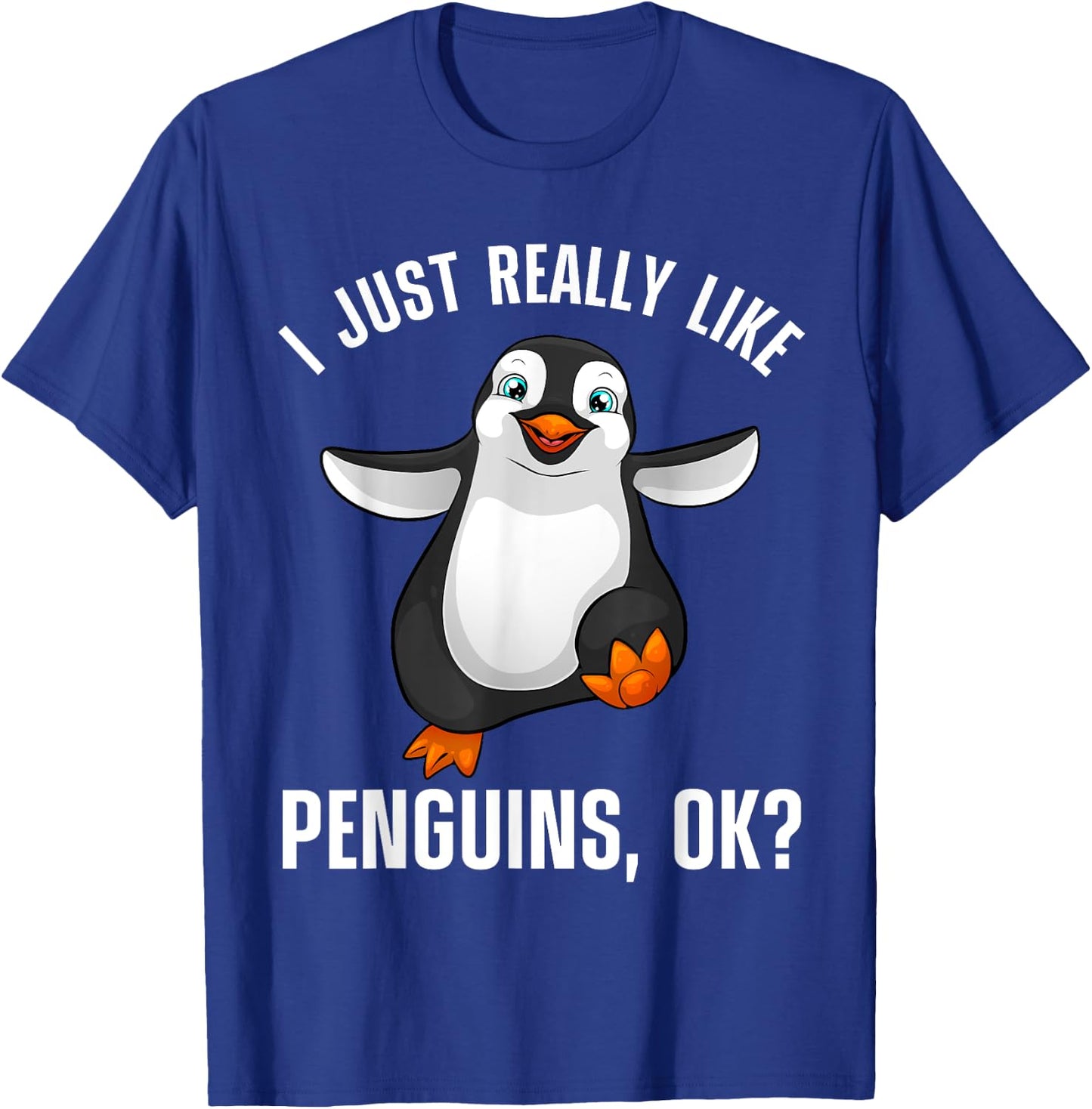 Cool Penguin Women Kids Penguin Lovers Penguins T-Shirt - T-Shirt | Royal