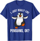 Cool Penguin Women Kids Penguin Lovers Penguins T-Shirt - T-Shirt | Royal