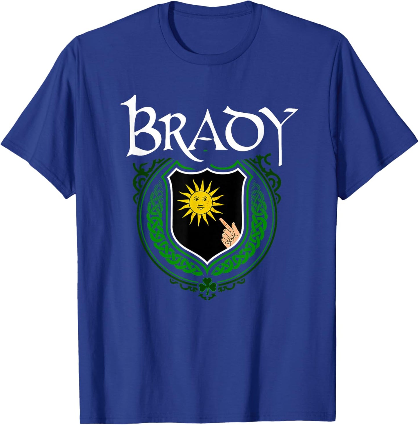 Brady Surname Irish Clan Tartan Badge Ireland T-Shirt - T-Shirt | Royal