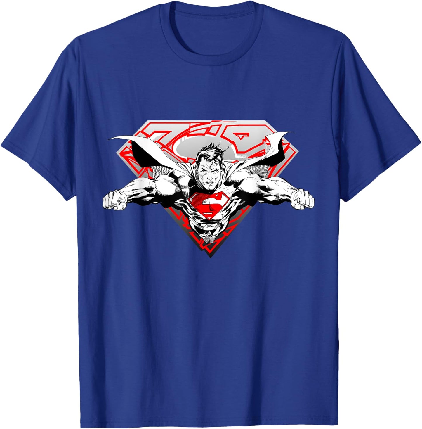 DC Superman Logo Inc T-Shirt - T-Shirt | Royal