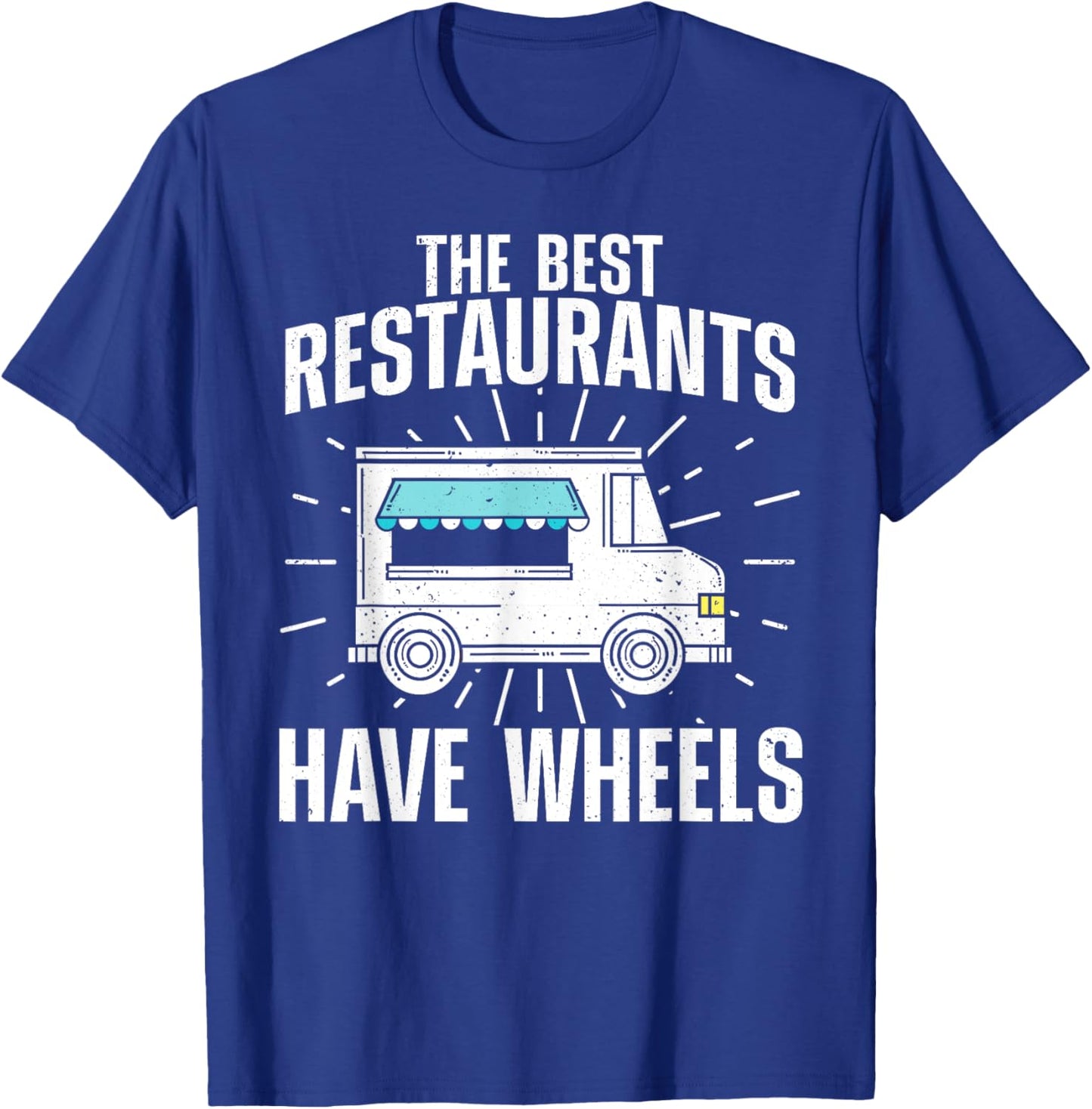 Cool Food Truck Women Culinary Chef Pizza BBQ Driver T-Shirt - T-Shirt | Royal