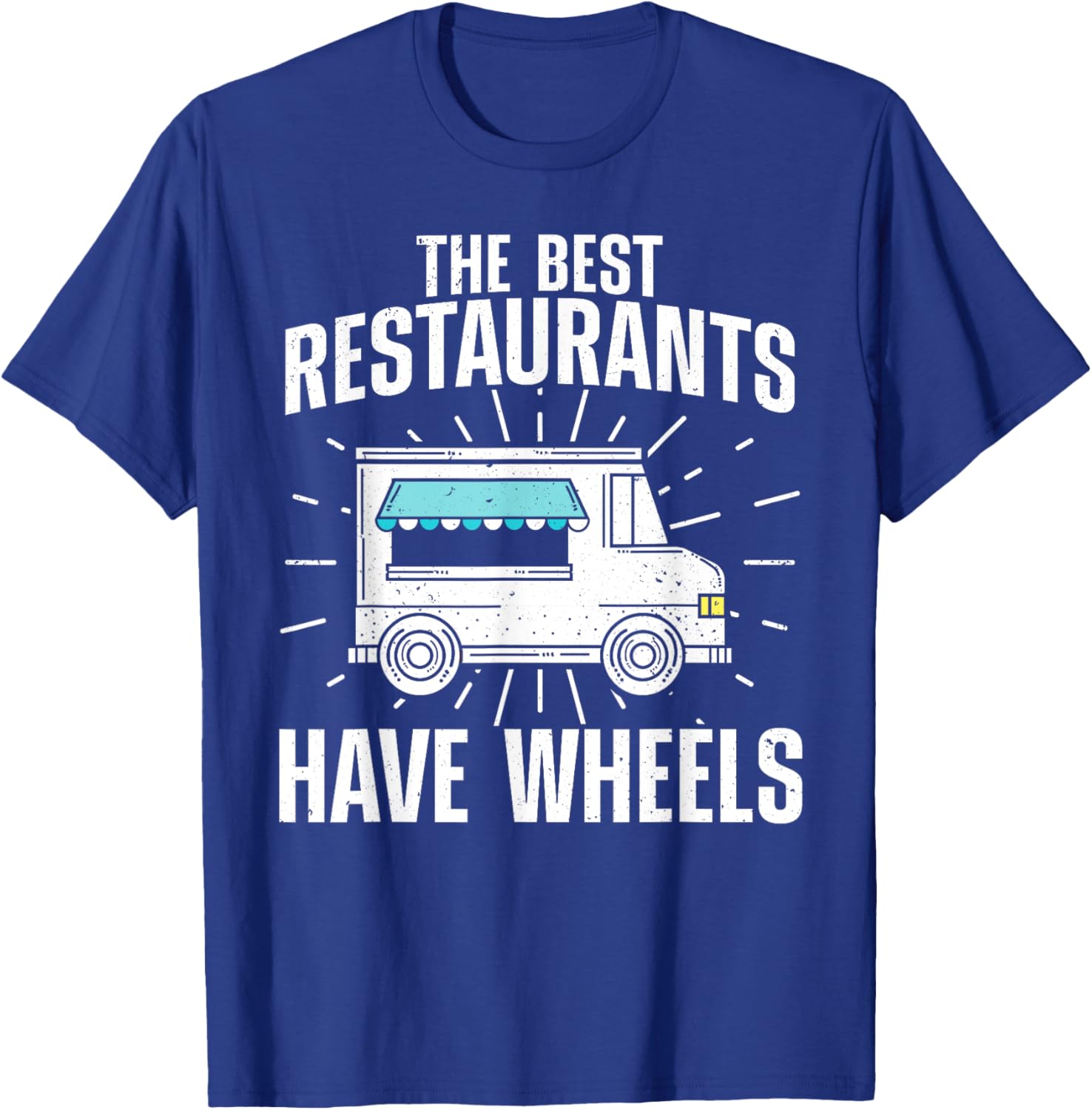 Cool Food Truck Women Culinary Chef Pizza BBQ Driver T-Shirt - T-Shirt | Royal