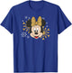 Disney Minnie Mouse Christmas Holiday Golden Snowflake T-Shirt - T-Shirt | Royal