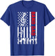 Band Dad American Flag Marching Band Dad T-Shirt - T-Shirt | Royal