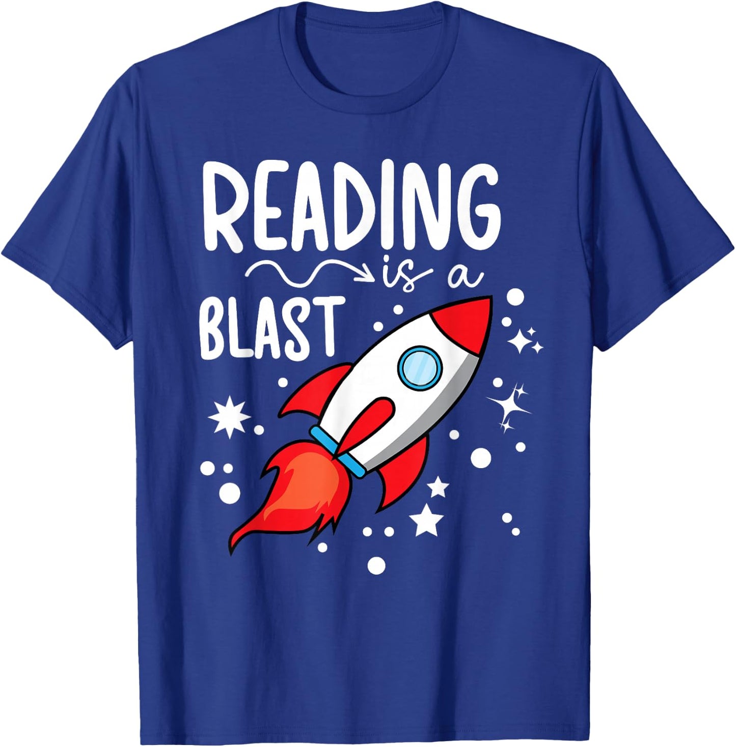 Reading Is A Blast Reading Specialist T-Shirt - T-Shirt | Royal