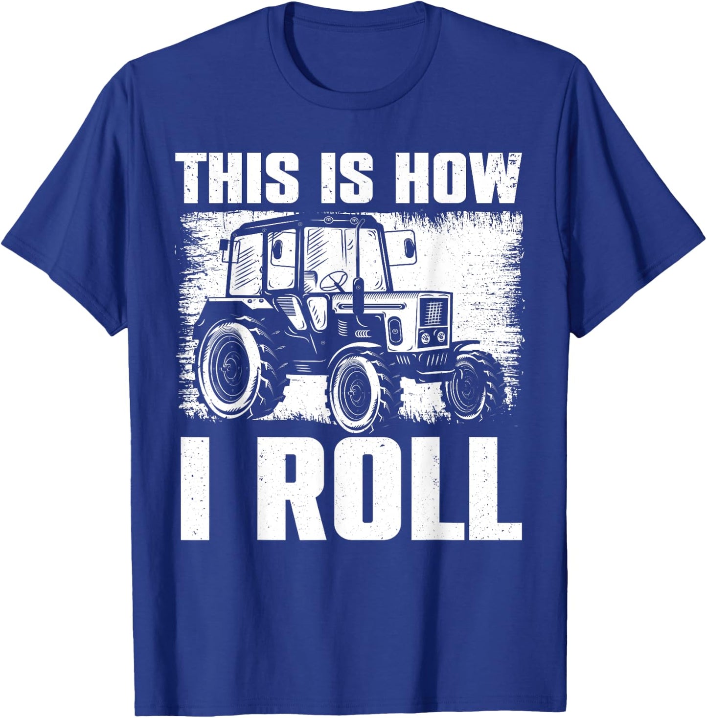 Cool Farming Tractor Art Women Tractor Lover Farmer T-Shirt - T-Shirt | Royal