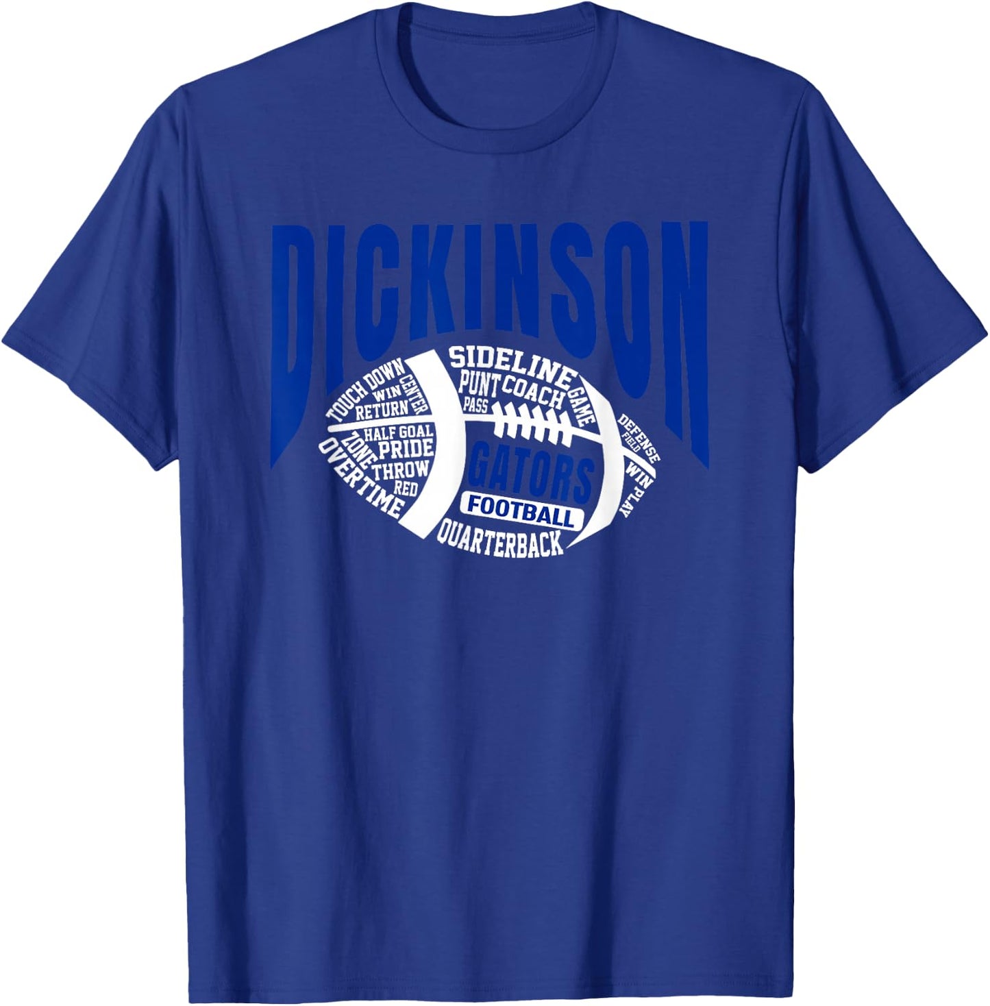 Dickinson High School - Dickinson Gators T-Shirt - T-Shirt | Royal