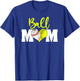 Softball Baseball Ball Mom Girls Fastpitch T-Shirt - T-Shirt | Royal