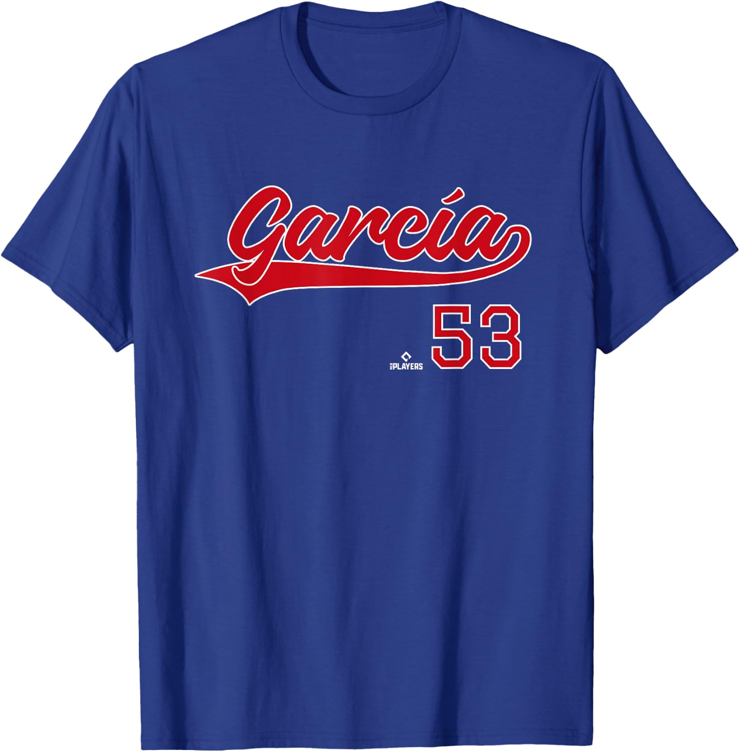Vintage Gameday Adolis Garcia Texas MLBPA T-Shirt - T-Shirt | Royal