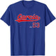 Vintage Gameday Adolis Garcia Texas MLBPA T-Shirt - T-Shirt | Royal