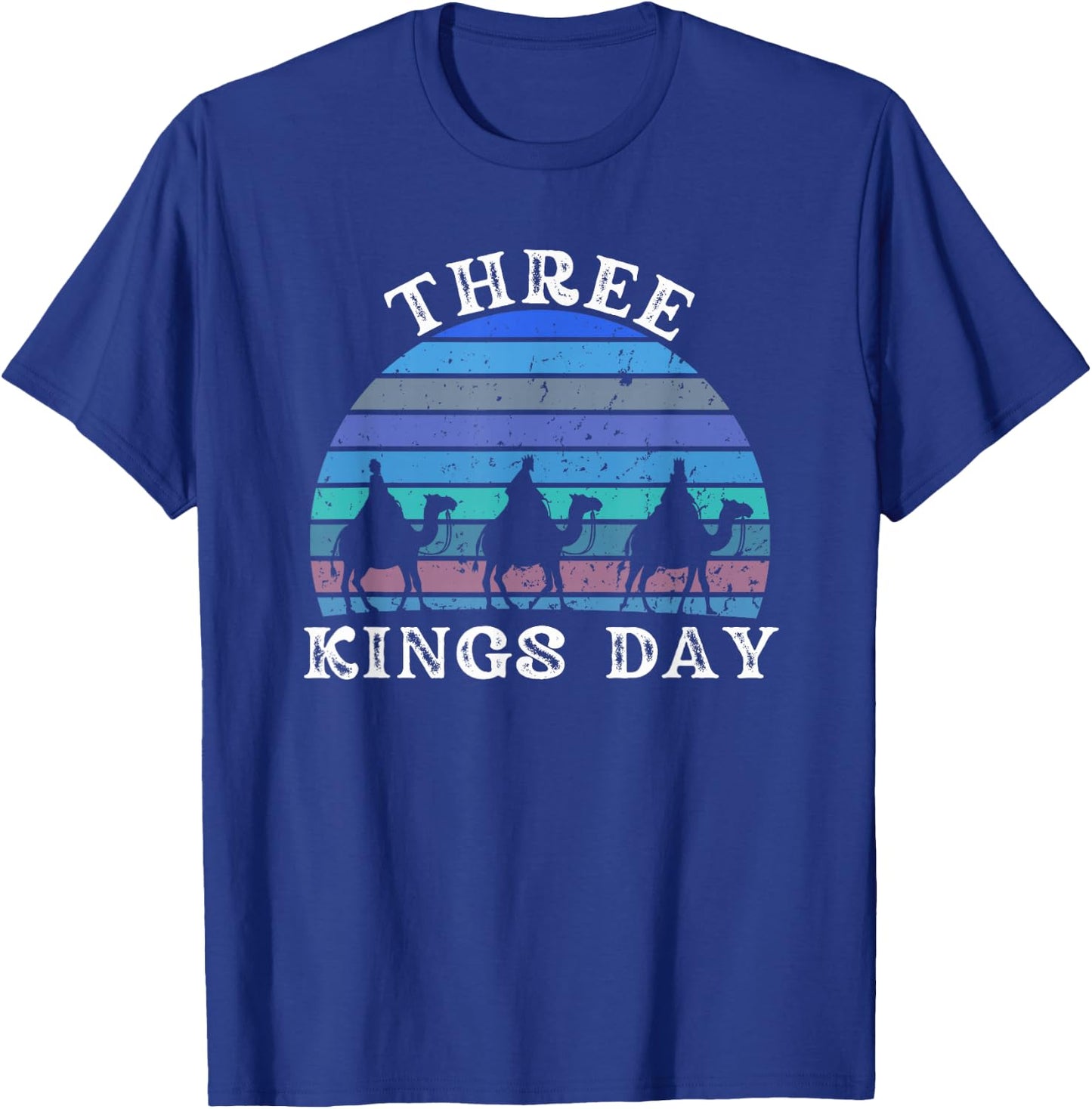 Three Kings day Feliz Dia De Reyes Christian faith Epiphany T-Shirt - T-Shirt | Royal