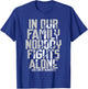Lung Cancer Support White Family Lung Cancer Awareness T-Shirt - T-Shirt | Royal