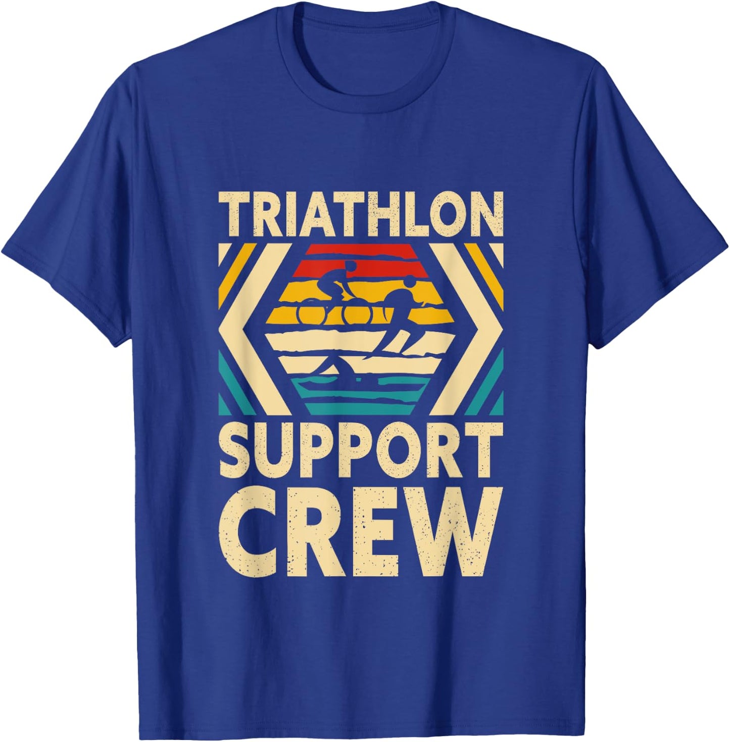 Triathlon Support Crew T-Shirt - T-Shirt | Royal