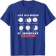 Life Is A Series Of Important Choices Baseball Pitcher T-Shirt - T-Shirt | Royal