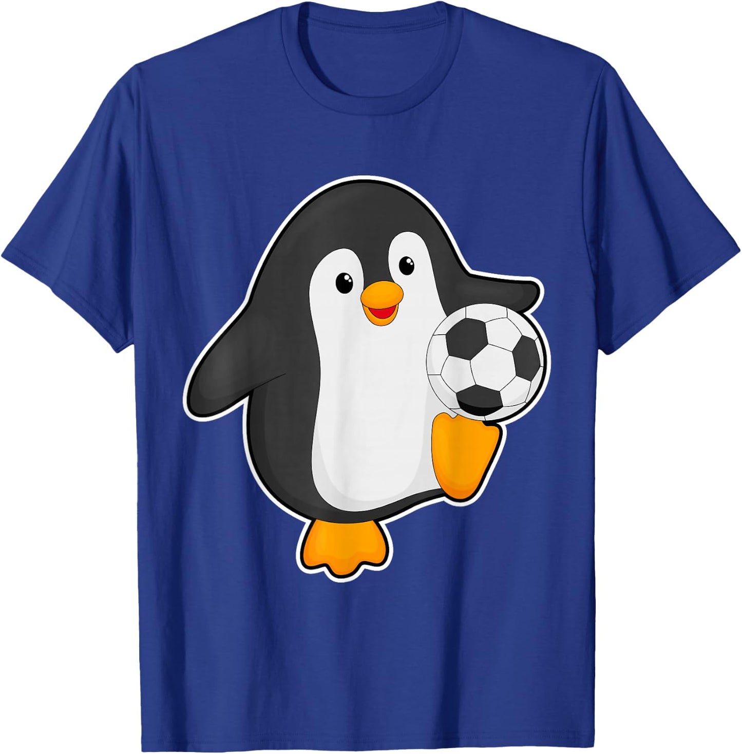 Penguin Soccer player Soccer Sports T-Shirt - T-Shirt | Royal