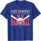 Jose Ramirez Doesn't Just Play Baseball He is Baseball T-Shirt - T-Shirt | Royal