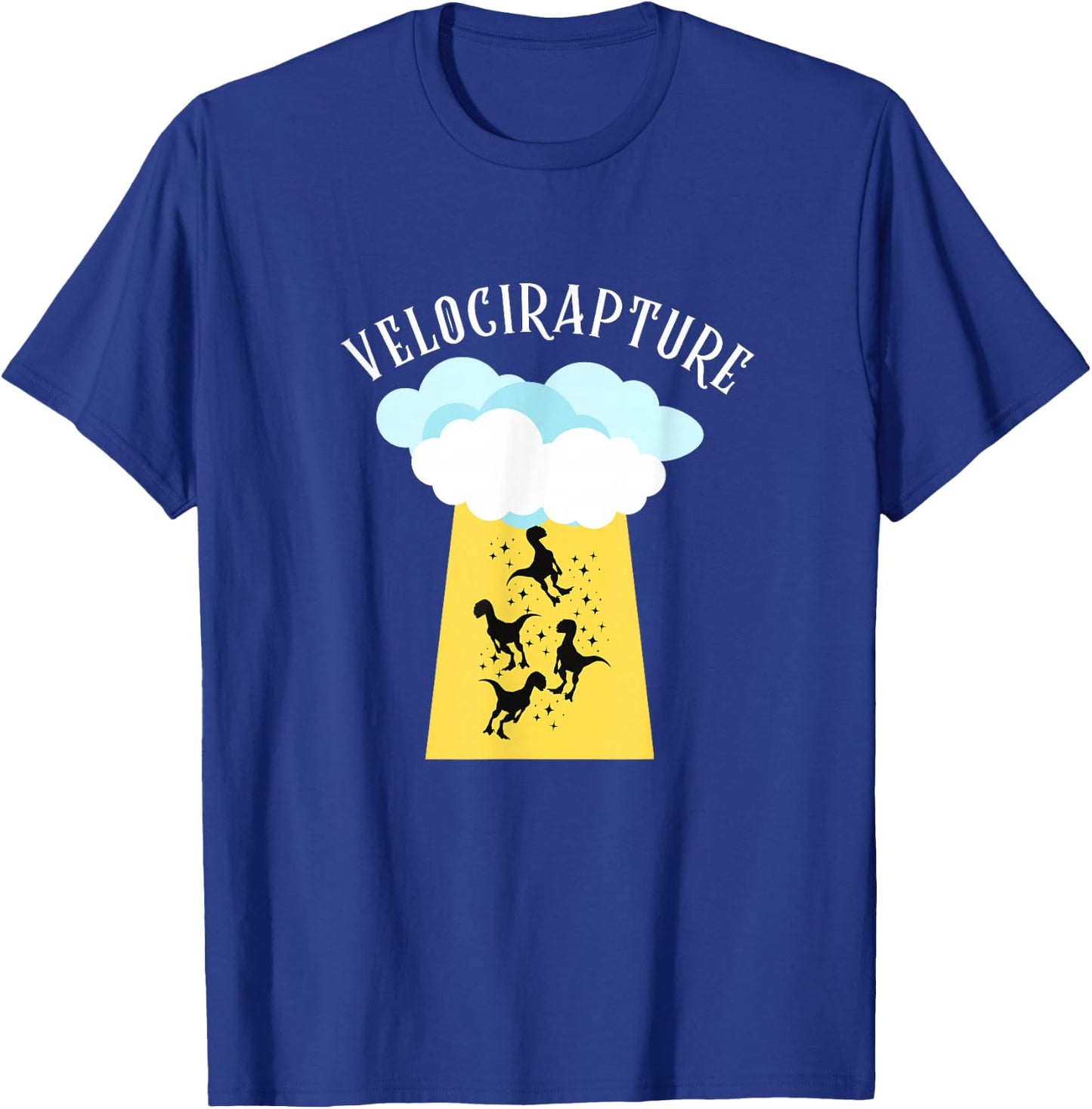 Velocirapture - Funny Dinosaur Raptor Joke T-Shirt - T-Shirt | Royal