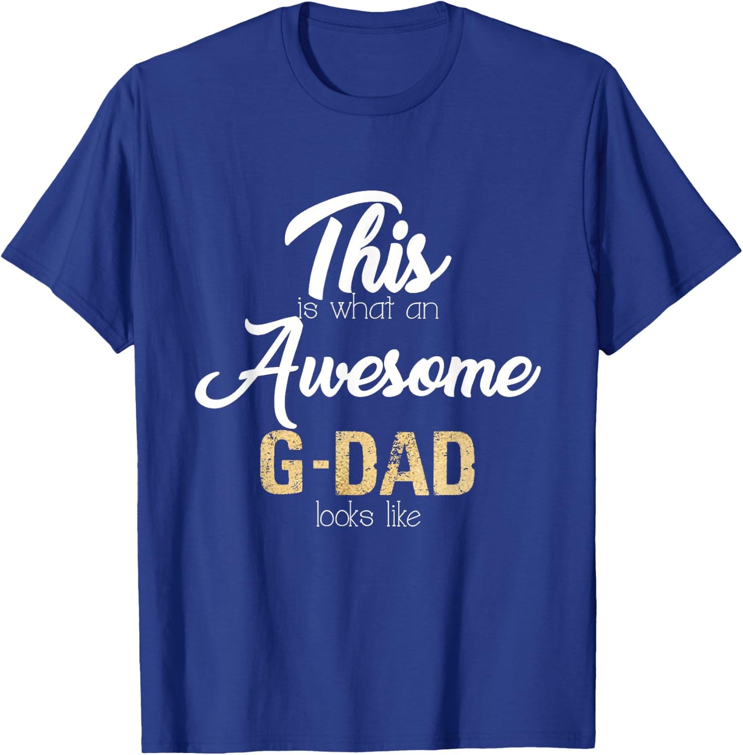 Awesome G-Dad Special Grandpa T-Shirt - T-Shirt | Royal