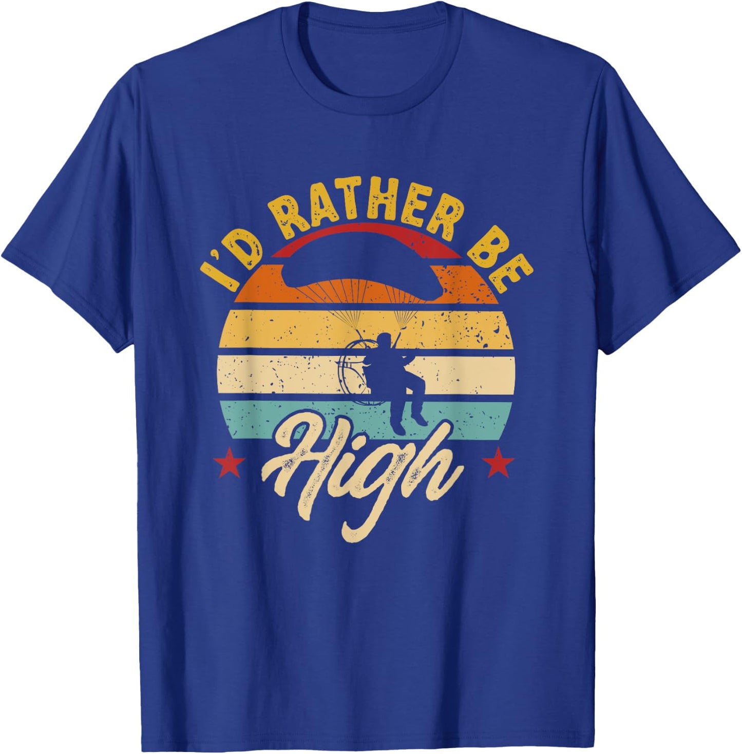 Paramotoring Powered Paraglider PPG Paramotor T-Shirt - T-Shirt | Royal