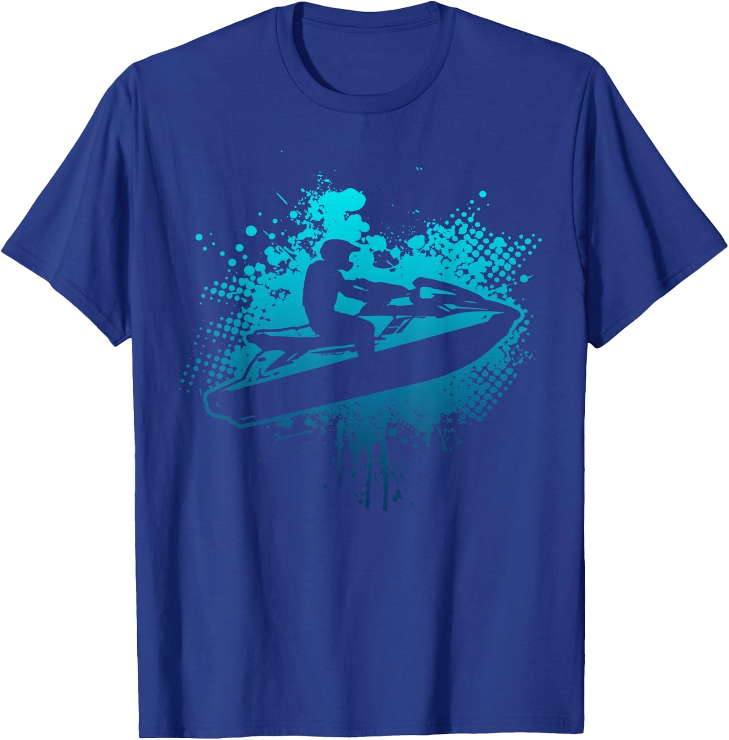 Jet Ski Water Sports Lake Jet Skiing T-Shirt - T-Shirt | Royal