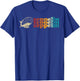 Dirigible Airship Retro Zeppelin 70s 80s Zepelin Zepplin T-Shirt - T-Shirt | Royal