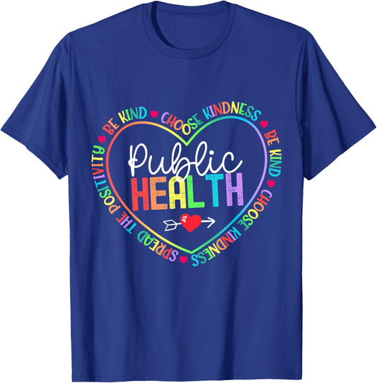 Public Health Words & Healthcare Worker Epidemiologist T-Shirt - T-Shirt | Royal