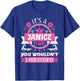 Janice Name | It's a Janice Thing You Wouldn't Understand T-Shirt - T-Shirt | Royal