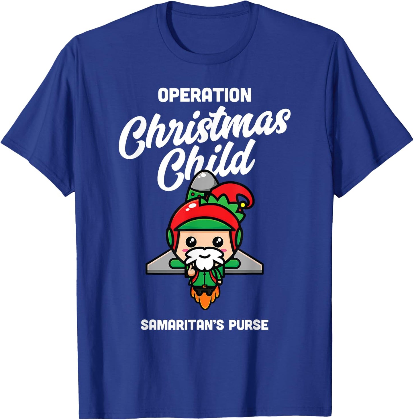 Operation Christmas Child Samaritan's Purse Christmas Xmas T-Shirt - T-Shirt | Royal